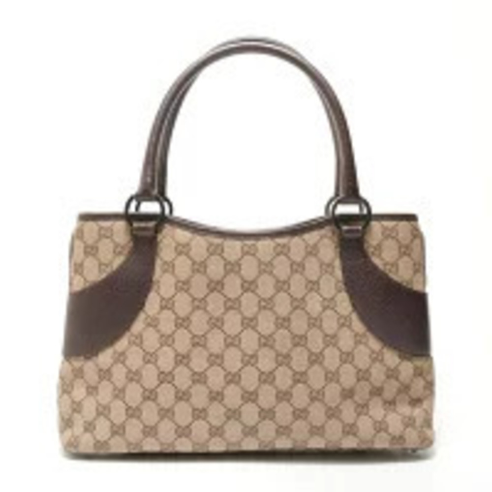 Gucci GG Canvas Tote Bag Beige Cream